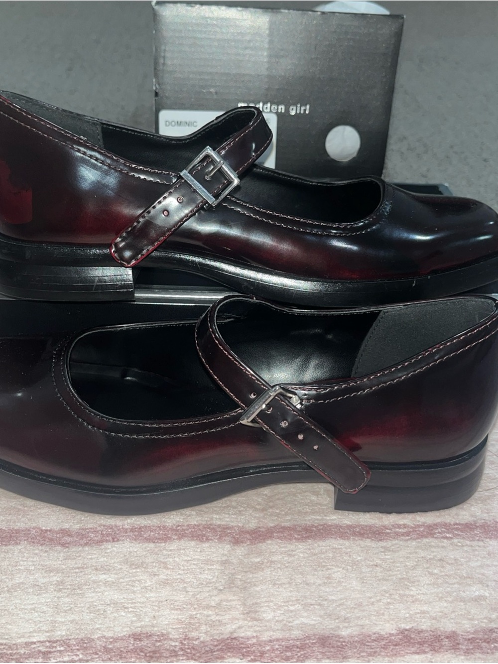 Madden Girl Women's Dominic Mary-Jane Tailored Flats size 6.5 new in box - Picture 5 of 16